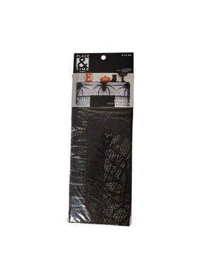 Place and Time 60 X 22 inches Halloween Polyester Lace Mantle Scarf